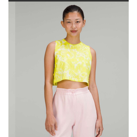 lululemon athletica Tops - Lululemon All Yours Cropped Cotton Tank Top *Tie Dye
Marmoleado Tie Dye Highligh